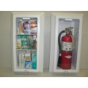 Commercial Fire Extinguisher Cabinet - White