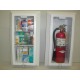 Commercial Fire Extinguisher Cabinet - White